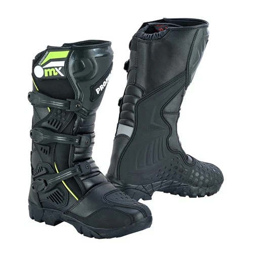 Mens Motorcycle Riding Boots Waterproof Leather Black Motorbike Touring Shoes UK