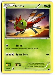 Yanma 6/114 Common XY - Steam Siege