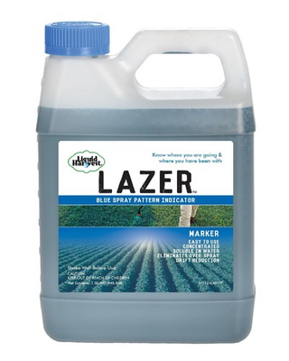 #ad Liquid Harvest Lazer Blue 32 Ounces Concentrated Spray Pattern Indicator $38.34