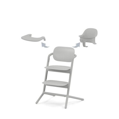 Cybex Lemo 3-in-1-Hochstuhl-Set Suede Grey