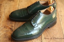 Churchs Grafton grün Leder Derby Brogue Schn...