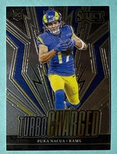 2023 Panini Select Puka Nacua Turbocharged #TUR-PNA Rookie - Excellent Condition