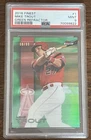 2016 Topps Finest - Mike Trout #1 Green Refractor /99 PSA 9