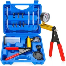 NYXOVA 2 in 1 Handheld Vacuum Pump Brake Bleeder Kit for Motorcycle 16 pcs Br...