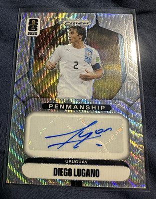 Panini Prizm 2026 FIFA World Cup Penmanship Diego Lugano Uruguay Auto P-DL