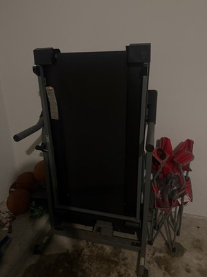 Image 10.0 Electric Folding Treadmill, 10 Programs, 350 lb Max, Black