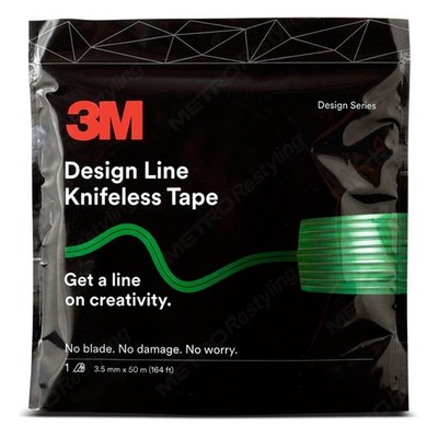 3M KTS-DL1 Design Line Knifeless Tape - 50m (164ft) 164ft, green