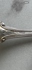 Sterling Silver Set of 2 Spoons. 60 G. Beaded Edge Pattern. Old. — photo 4