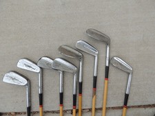 Spaulding Cushion Neck Kro-Flite Robert Jones JR Iron Set 2-9 Clubs Marked: LJC