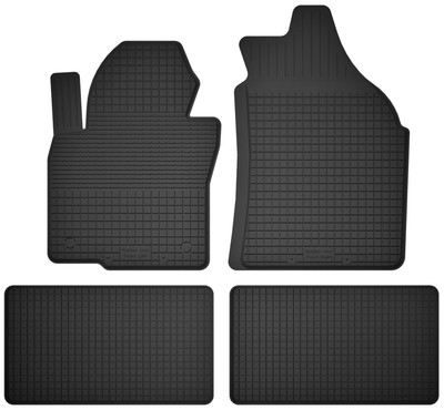 Gummifußmatten für: Renault Espace V (bj. 2015-) Schwarz Automatten 4-tlg set