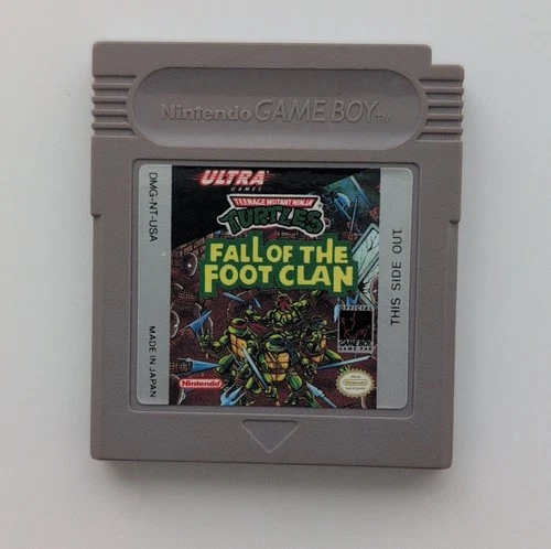 Teenage Mutant Ninja Turtles Fall of the Foot Clan Game Boy - Tested