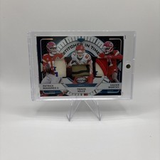 2024 Panini Certified Patrick Mahomes Travis Kelce Xavier Worthy Patch 1/1