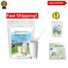 Rich & Creamy Whole Milk Powder - Convenient Dry Milk for Healthy Cooking, 32 oz