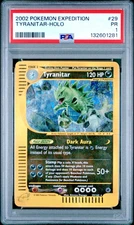 PSA 1 2002 Expedition Tyranitar Holo Foil Rare 29/165 WOTC E-Reader Pokemon