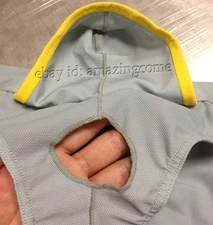 New Men Breathable Boxer Brief Bottoms Underwear Penis Hole Sports Pouch Briefs 