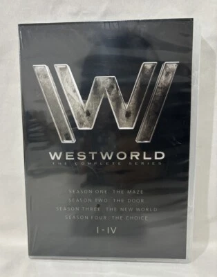Westworld The Complete TV Series Seasons 1-4 (DVD, 12-Disc Box Set) New & Sealed - Image 1 of 2