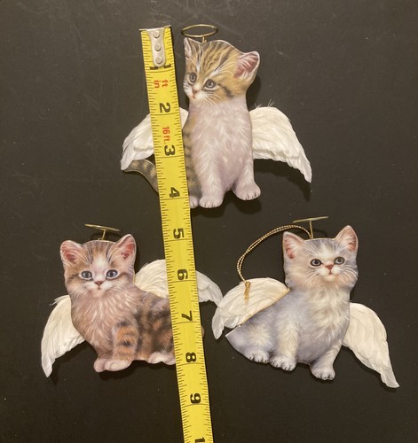 Purr-fect Little Angels Cats Kittens Bradford Christmas Ornaments Jurgen Scholz - Picture 5 of 5