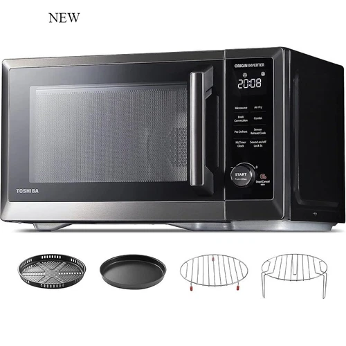 TOSHIBA Countertop Microwave Oven Air Fryer Combo, 1.0 cu.ft/30QT, 1000W