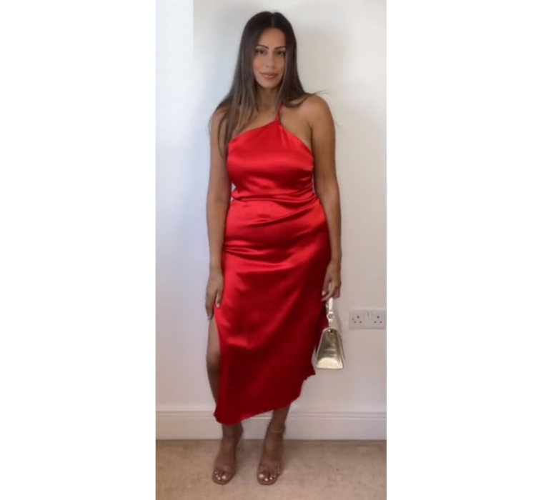 red sequin mermaid dress Mermaid Red Sequin Long Evening Prom Dresses, One Shoulder Custom Prom –  MarryLover main image 1
