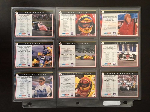 SET of 100 AUTO RACING TRADING CARDS 1992 - Picture 2 of 8