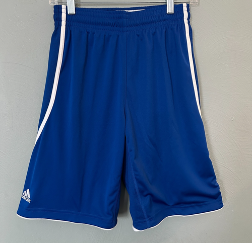 adidas Basketball Shorts Team Practice Royal Blue and White Women's size XS NWTs