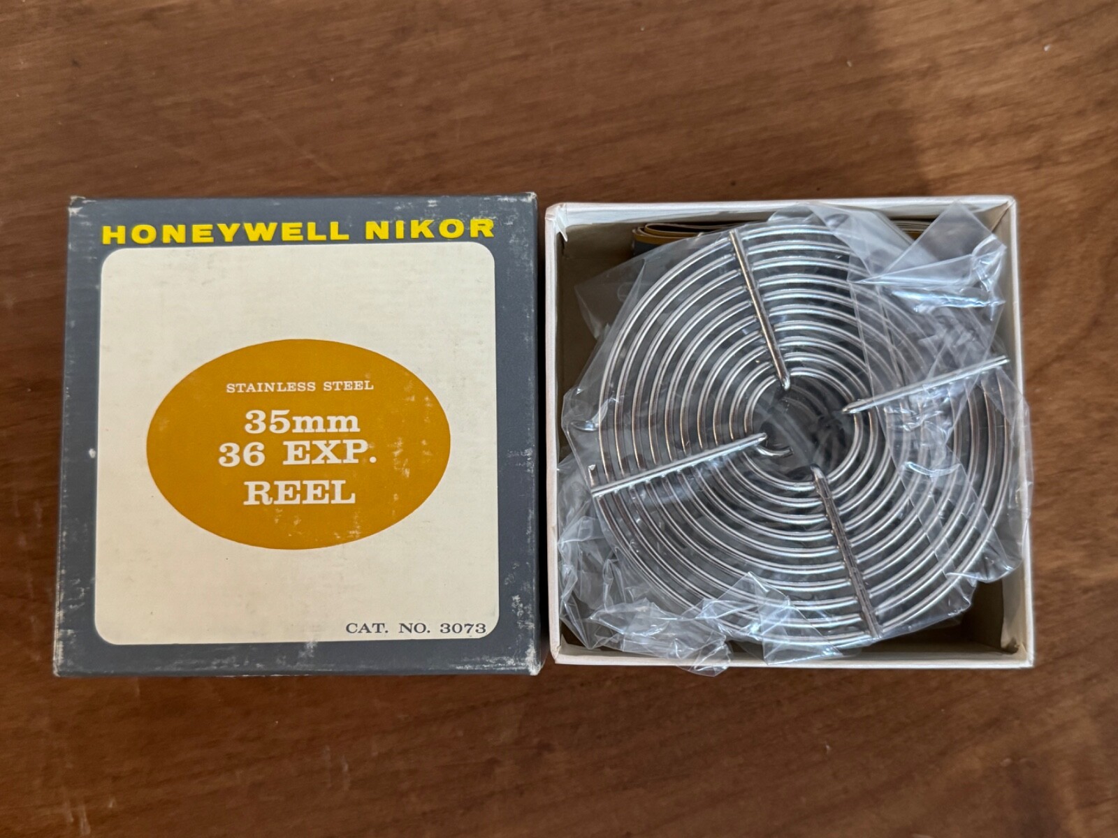 Honeywell Nikor Vintage 35mm Film Reel in box for Developing Stainless ...