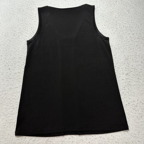 Halogen Women's XS Sleeveless Black Tank Top Lightweight Career Blouse Stretch - Picture 10 of 12