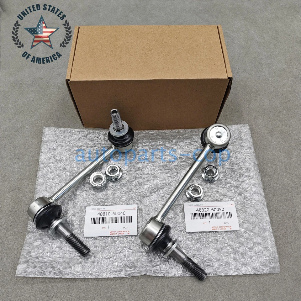 New New Front Stabilizer Links For Toyota 4Runner FJ Cruiser Lexus GX470 Foto 4 de 4