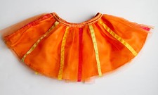 New Gymboree 12-18m Girls Orange Tutu w Ribbon Skirt Layered Fun Dress Up Party
