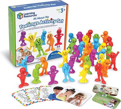 NEU Learning Resources All About Me Feelings Aktivitätsset 54-teilig