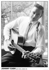Poster JOHNNY CASH - Savoy Hotel London 1959 ca60x85cm NEU 15456