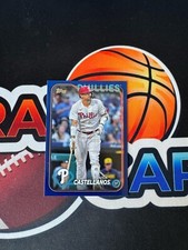 2024 Topps Series 2 Nick Castellanos Royal Blue Parallel Card #421 - Phillies
