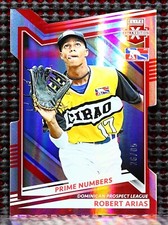 ROBERT ARIAS  -  2022 ELITE EXTRA EDITION PRIME NUMBERS A DIE CUT #191