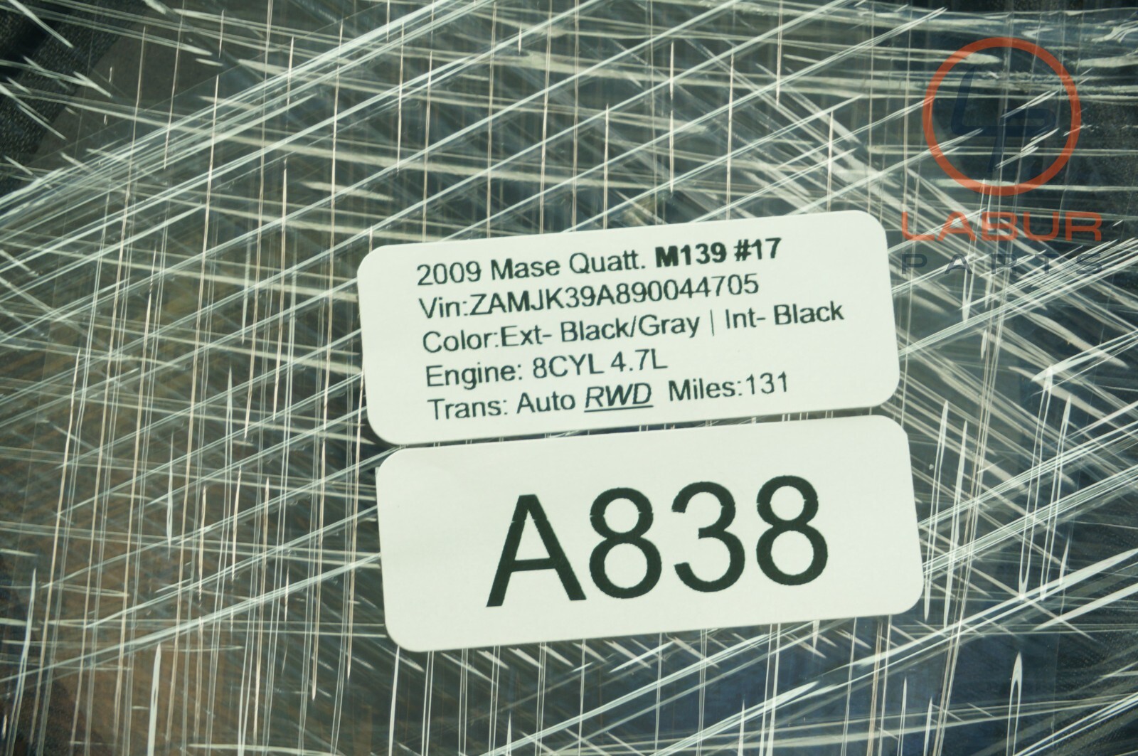 M139 03-13 Maserati Quattroporte BOSE Rear Left or Right Door Sound Speaker A794