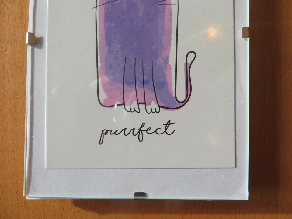 Cute Cats  6" x 4" Picture in clip art frame - Image 3 of 4