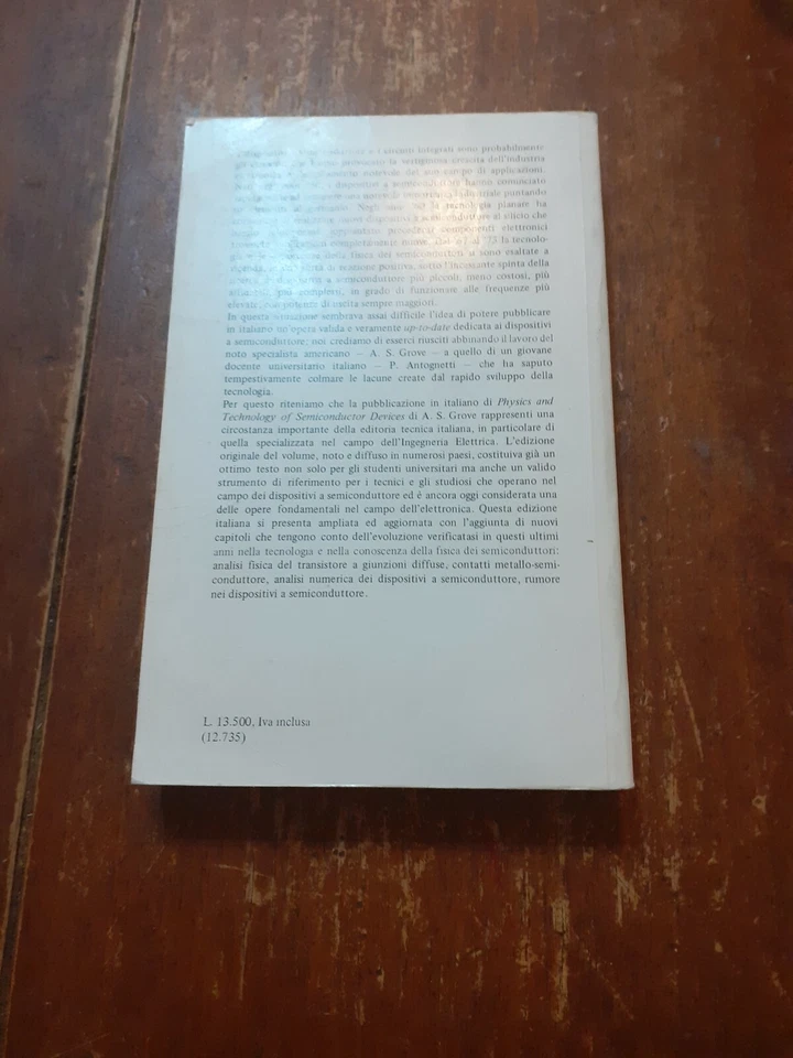 INGEGNERIA FISICA E TECNOLOGIA DEI DISPOSITIVI A SEMICONDUTTORE GROVE - Immagine 3 di 4