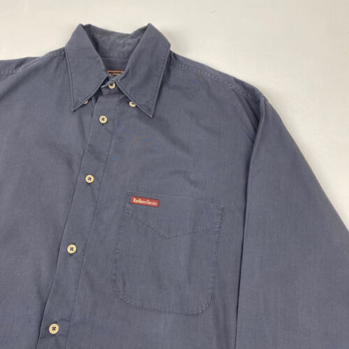 Marlbor Classics Grey Button Up Shirt , Size XL / XXL - Picture 2 of 3