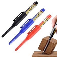 Construction Marker Pen 3X Long Nib Marker Waterproof For Deep Hole Permanent 