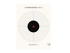 National Target Single Bull Red Center Air Pistol Target