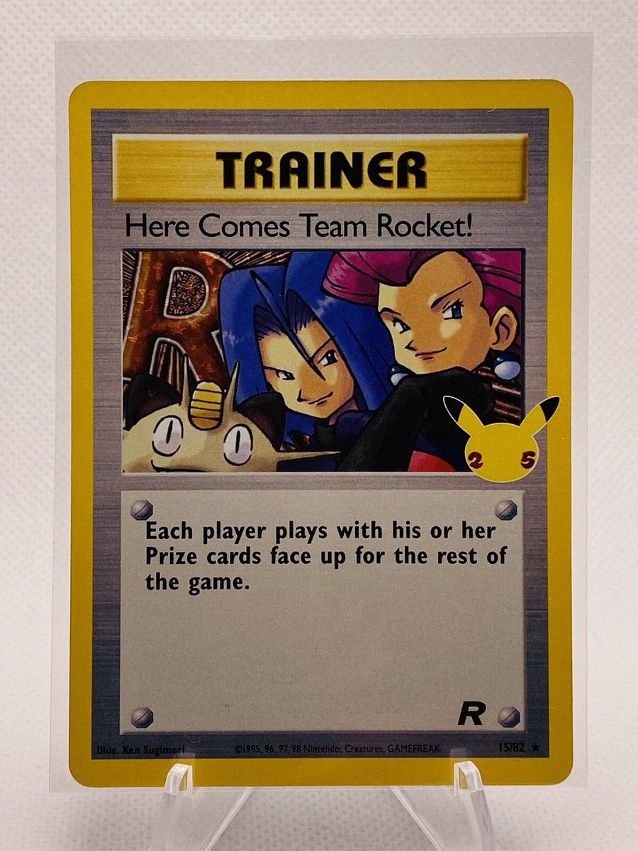 Here Comes Team Rocket Trainer #15/82 Mint Holo Pokemon Card W