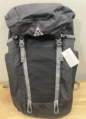 Nike ACG 36 Hiking Backpack Bag 44L All Conditions Gear Black DC9865 010 New
