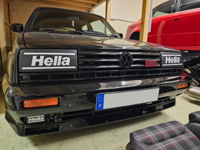 Rallye Golf mk2 fog light covers black hella style | eBay