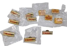 11 Vtg Kendall Motor Oil NOS & Kendall GT-1 Trucker Hat Pins