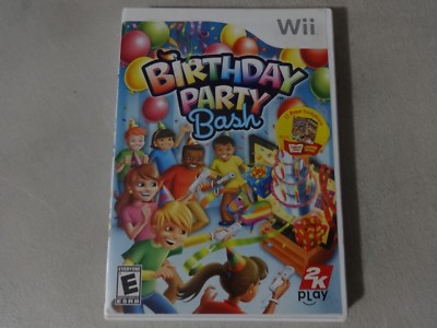 Birthday Party Bash - Original Nintendo Wii Video Game Complete Free Ship