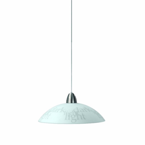 Massive Glaspendel Linus Moderne Pendelleuchte Tellerschirm 1X E27 Led Geeignet-image