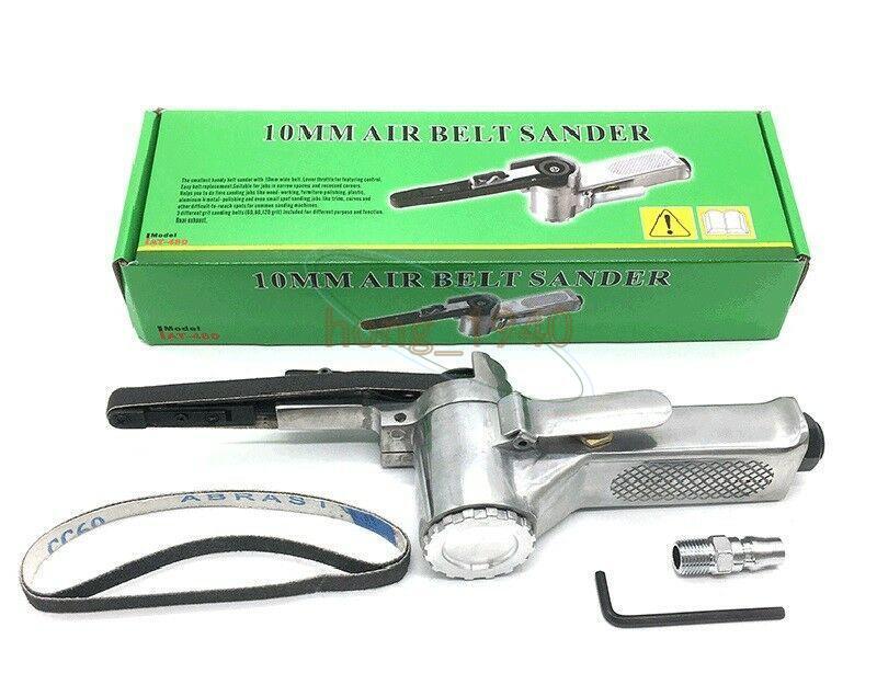 Pneumatic  Handheld Air Belt Sander Polisher Grinding Tool Sandpaper Buffing