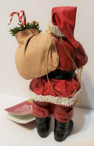 "Mache de tela Clothtique Possible Dreams Santa Claus con campana y regalos de 7" - Imagen 6 de 10