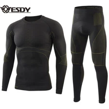 Men's Thermal Underwear Set Sports Winter Warm Nightwear Base Layer Long Johns