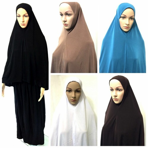 2-tlg Islamische Gebetskleidung Khimar *Hijab Muslim Islam kaftan Abaya  Burka * | eBay