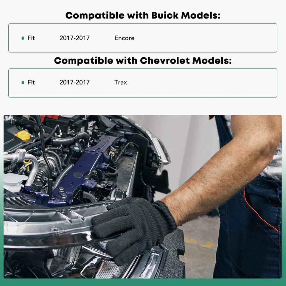 Barra de amarre de soporte de radiador superior para Buick Encore Chevrolet Trax 2017 L4 1,4 L 1,8 L Foto 2 de 4